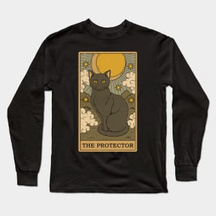 The Protector - Cat Tarot Long Sleeve T-Shirt